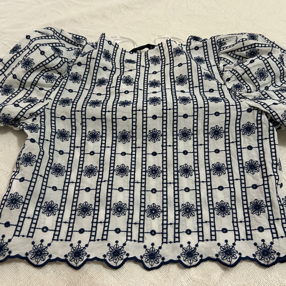 Zara floral crop top